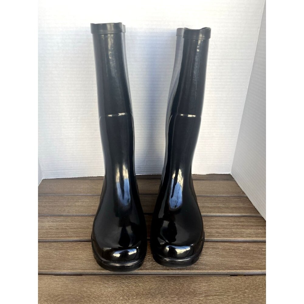 Columbia Women's Downpour Rubber Rain Boots Black Size 6M Waterproof NEW - Picture 3 of 12